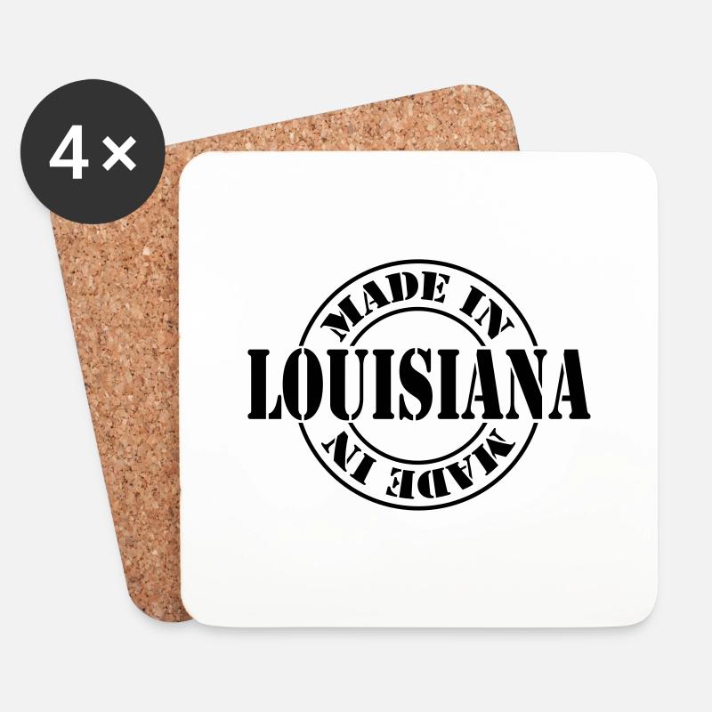 made in louisiana m1k2 - Untersetzer (4er-Set) - Weiß