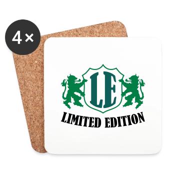 limited_edition_02 - Coasters (set of 4) - white - Front