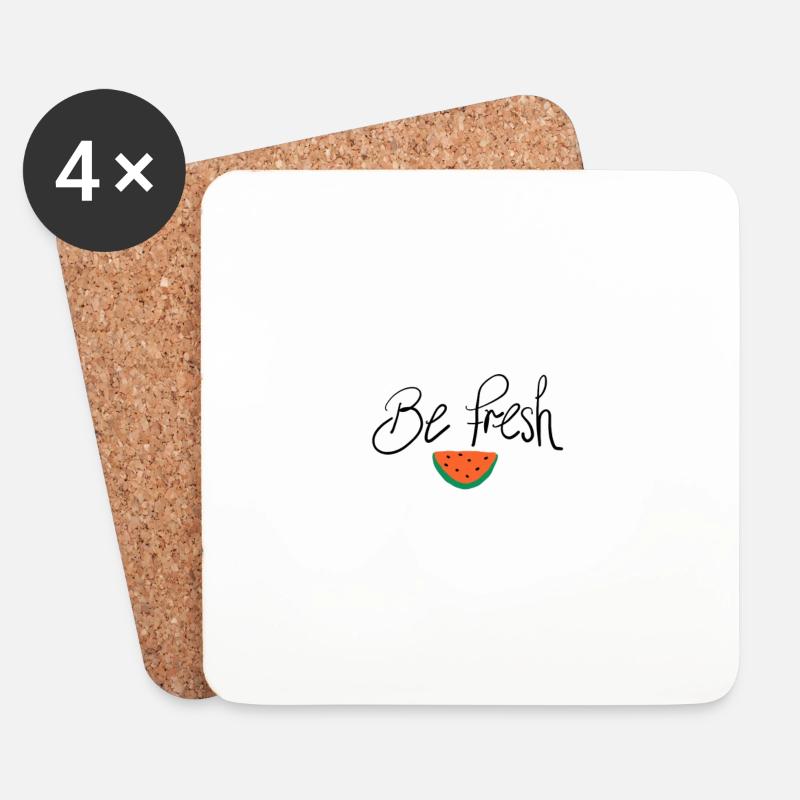 be fresh - Coasters (set of 4) - white