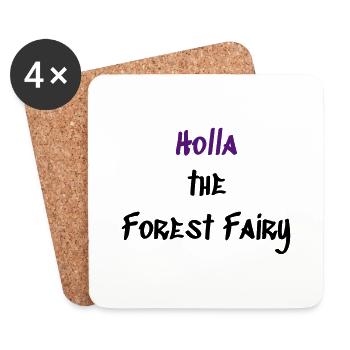 Forest Fairy - Untersetzer (4er-Set) - Weiß - Vorne