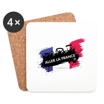 Aller La France 2021 - Dessous de verre (lot de 4) - blanc - Devant