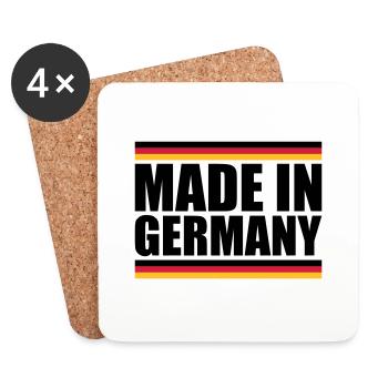 Made in Germany - Untersetzer (4er-Set) - Weiß - Vorne