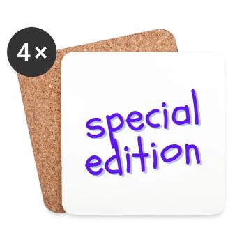 special edition 01 - Untersetzer (4er-Set) - Weiß - Vorne