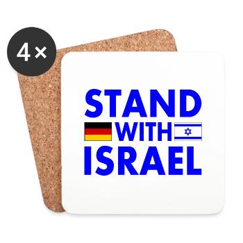 Israël - Dessous de verre (lot de 4) - blanc - Devant