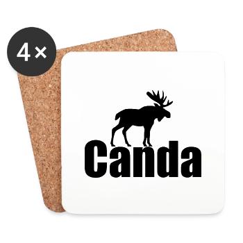 Canada - Coasters (set of 4) - white - Front