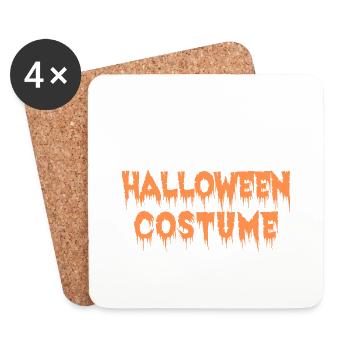 Ceci est mon costume d’Halloween t-shirt costume costume - Dessous de verre (lot de 4) - blanc - Devant