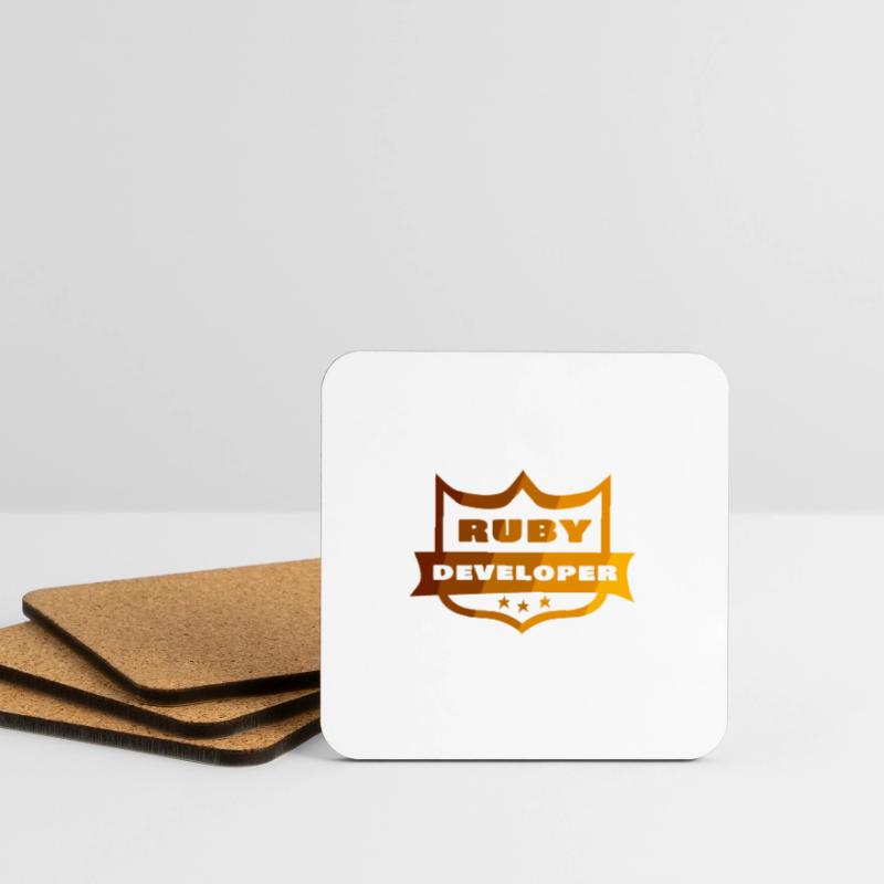 Ruby Developer Coasters (set of 4)