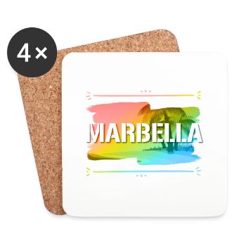Marbella - Coasters (set of 4) - white - Front