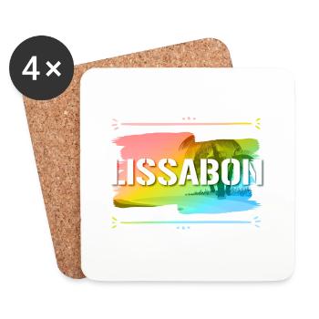 Lisbon - Coasters (set of 4) - white - Front