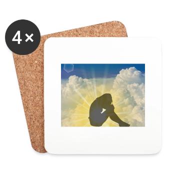 Skyscape. - Untersetzer (4er-Set) - Weiß - Vorne