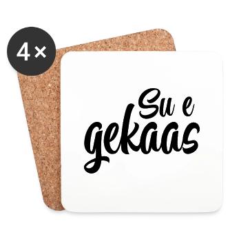 Su e gekaas - Untersetzer (4er-Set) - Weiß - Vorne