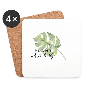 Plant Lady - Untersetzer (4er-Set) - Weiß - Vorne