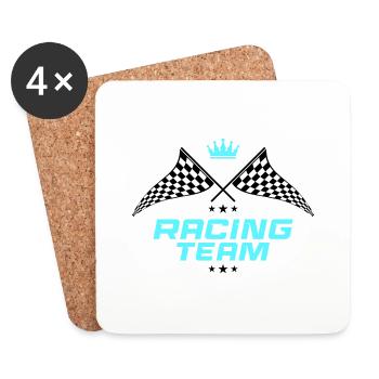 Racing Team - Coasters (set of 4) - white - Front