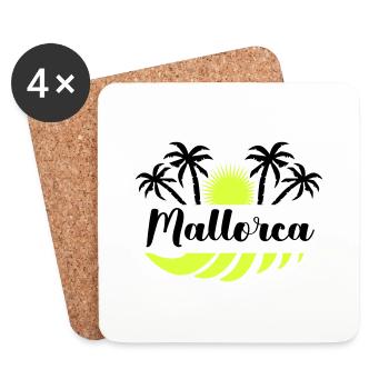 Majorca - Coasters (set of 4) - white - Front