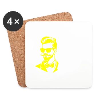 Bachelor Party Groom - Coasters (set of 4) - white - Front