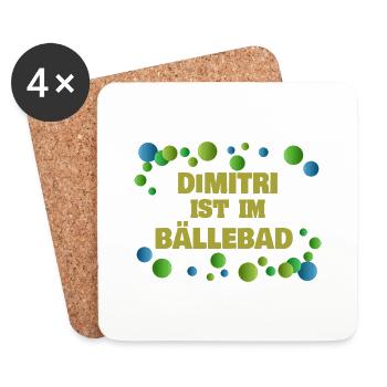 Balls Dimitri - Coasters (set of 4) - white - Front