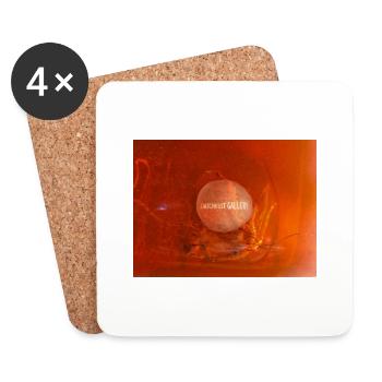 ewichkult gallery logo - Untersetzer (4er-Set) - Weiß - Vorne