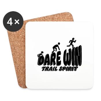 Trail dare win - Coasters (set of 4) - white - Front