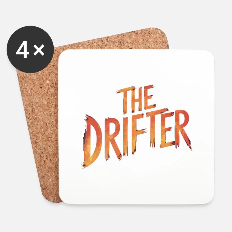 DER DRIFTER - Untersetzer (4er-Set) - Weiß