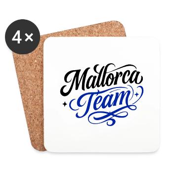 Mallorca Team - Coasters (set of 4) - white - Front