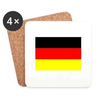 germany - Untersetzer (4er-Set) - Weiß - Vorne