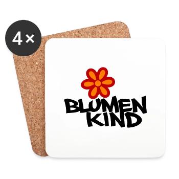 Blumenkind - Untersetzer (4er-Set) - Weiß - Vorne