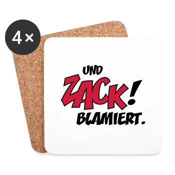 blamage - Untersetzer (4er-Set) - Weiß - Vorne