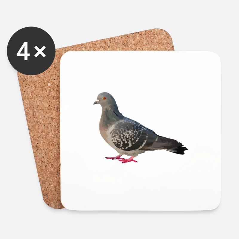 Dove - Untersetzer (4er-Set) - Weiß