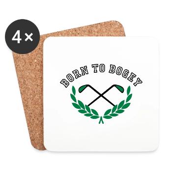 2541614 10979790 golf - Coasters (set of 4) - white - Front