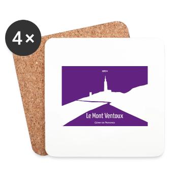 Le Mont Ventoux - Untersetzer (4er-Set) - Weiß - Vorne