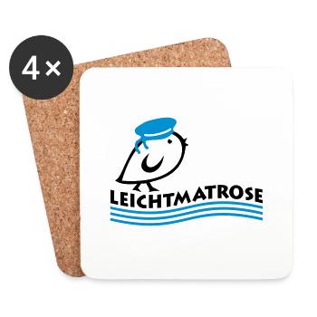 TWEETLERCOOLS - Leichtmatrose - Untersetzer (4er-Set) - Weiß - Vorne
