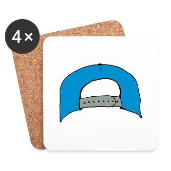 Snapback - Untersetzer (4er-Set) - Weiß - Vorne