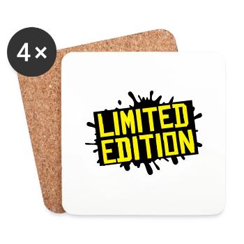 limited_edition_splatter_wa2 - Untersetzer (4er-Set) - Weiß - Vorne