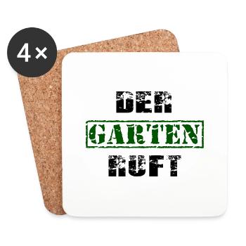 Garten - Untersetzer (4er-Set) - Weiß - Vorne