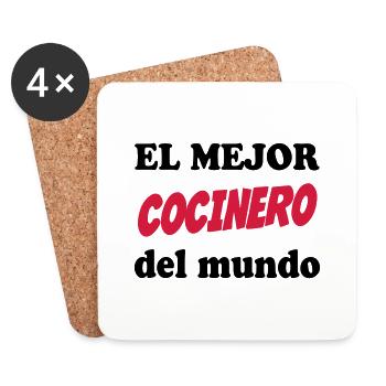 El mejor cocinero del mundo 111 - Untersetzer (4er-Set) - Weiß - Vorne