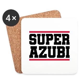 super azubi - Untersetzer (4er-Set) - Weiß - Vorne