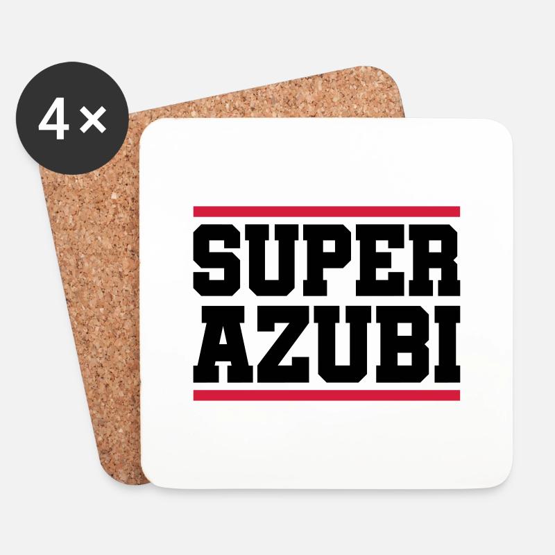super azubi - Untersetzer (4er-Set) - Weiß