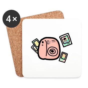 intax - - Coasters (set of 4) - white - Front