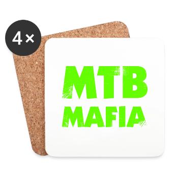 Mafia VTT - Dessous de verre (lot de 4) - blanc - Devant