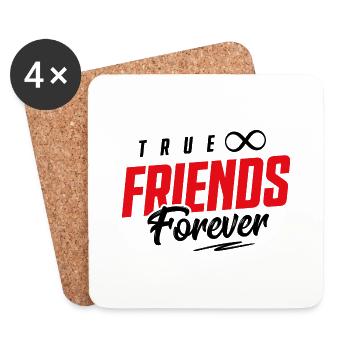 Friendship Best Friends - Coasters (set of 4) - white - Front