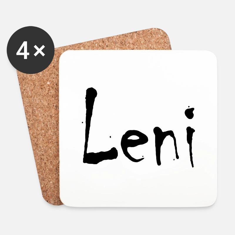 Leni - Untersetzer (4er-Set) - Weiß