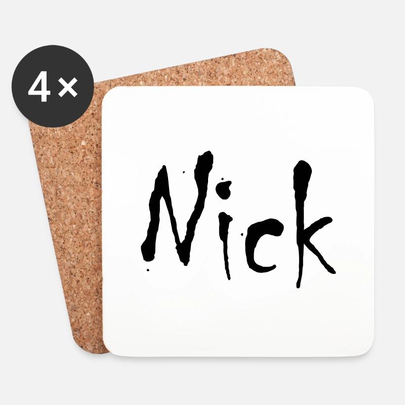 Nick - Untersetzer (4er-Set) - Weiß