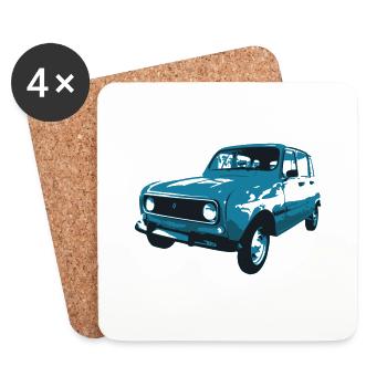 Quatrelle - Coasters (set of 4) - white - Front