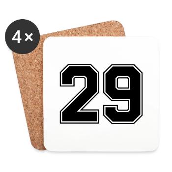 29 - Untersetzer (4er-Set) - Weiß - Vorne