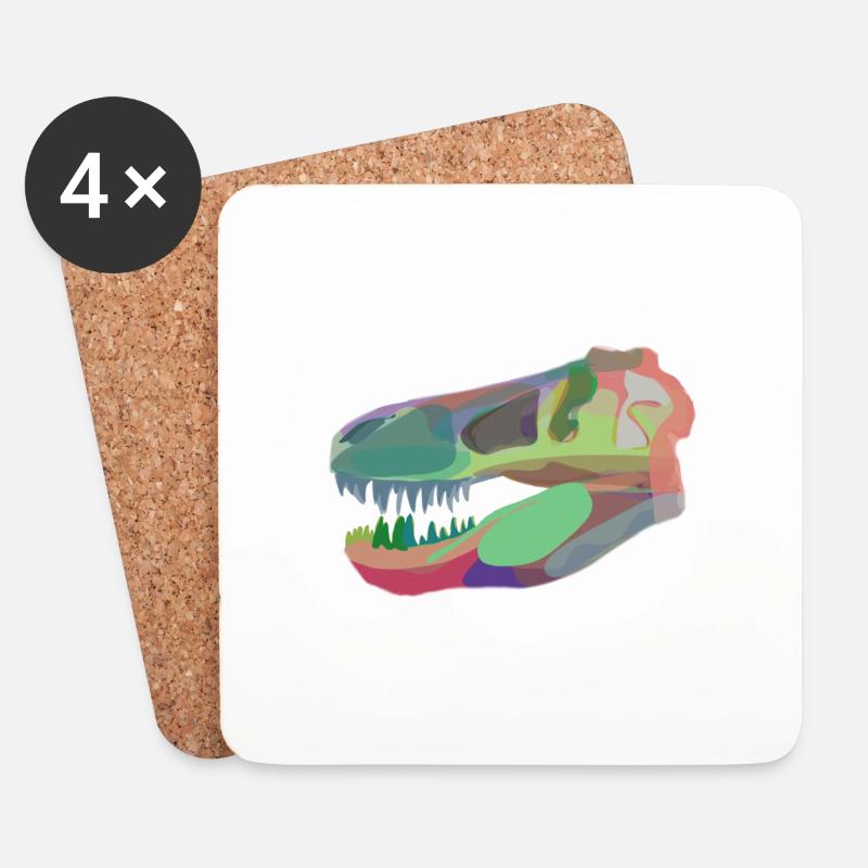Color Rex Rebos - Untersetzer (4er-Set) - Weiß