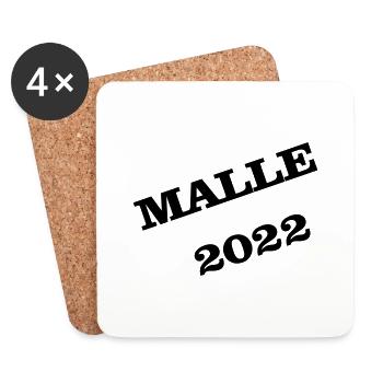 Malle 2022 - Untersetzer (4er-Set) - Weiß - Vorne