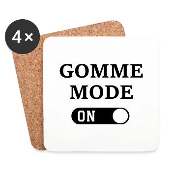 GOMMEMODE 2 - Untersetzer (4er-Set) - Weiß - Vorne