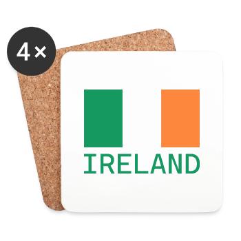 ireland - Coasters (set of 4) - white - Front