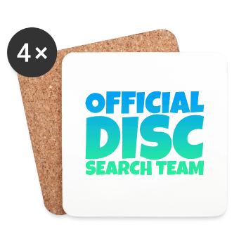 Official Disc Search Team 2 - Untersetzer (4er-Set) - Weiß - Vorne