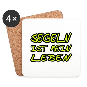 Segeln - Untersetzer (4er-Set) - Weiß - Vorne